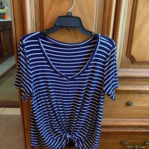 Women's Striped Top Size L